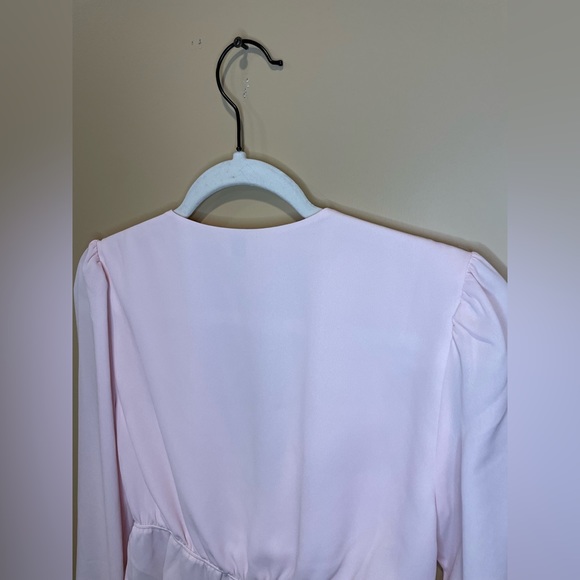 ARITZIA Sunday Best Cropped Tie-Front Blouse | S | - Picture 7 of 9